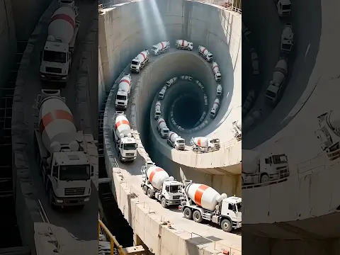 A Whole Truck Suspended 300m in the Air: China's Mega Construction Is On Another Level
