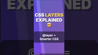 CSS layer Will Change How You Write CSS Forever Cascade Layers Explained CSS Secret