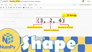 Python NumPy Understanding NumPy Arrays Shape Python for Beginners Learnerea