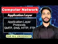 Application Layer Protocols SMTP DNS HTTP FTP Computer Network