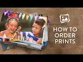 How to order photos in the new Snapfish