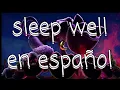 cancion de SLEEP WELL en espanol latino y subtitulado