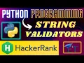 String Validators in Hindi STRING HackerRank Python Programming Rajnish Chaurasia