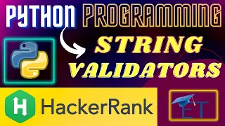 String Validators in Hindi STRING HackerRank Python Programming Rajnish Chaurasia