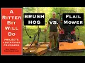 BRUSH HOG vs FLAIL MOWER for compact tractors