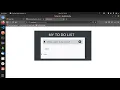 To Do List - HTML CSS Bootstrap Javascript