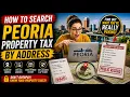 How to search Peoria property tax by address