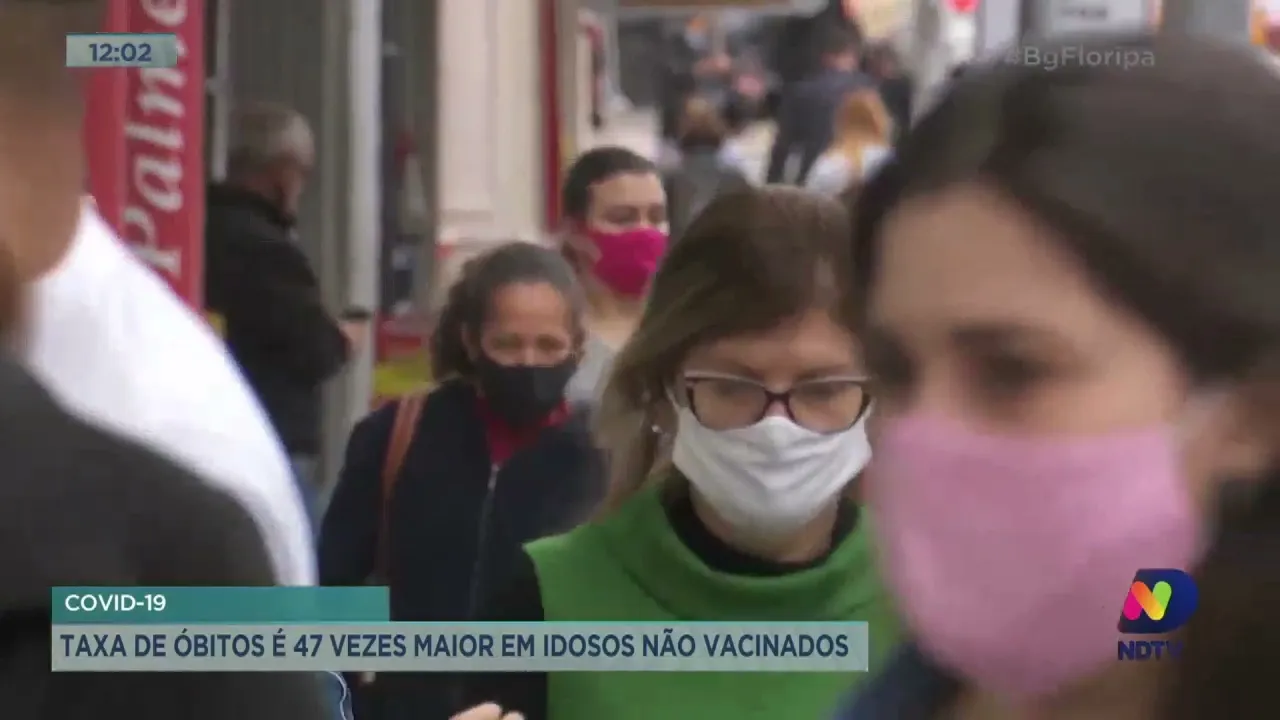 Covid-19: taxa de óbitos é 47 vezes maior em idosos não vacinados