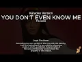 Faouzia - You Don't Even Know Me (Karaoke Version)