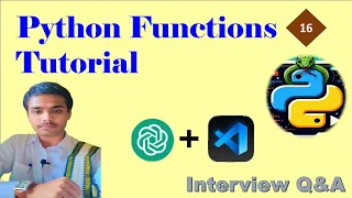 16 Python Functions TR Interview Q A Python easy Python Shortcuts Genie MITHRAMMA IT