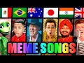 MEME SONGS FROM DIFFERENT COUNTRIES