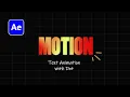 Text Animation with Dot in After Effects | Modern Motion Design Tutorial