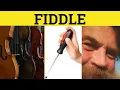 Fiddle - On the Fiddle