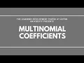 Multinomial Coefficients