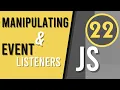 Manipulating Event Listeners In DOM - Day 22 JS Tamil