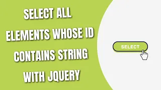 Select All Elements Whose Id Contains String with jQuery HowToCodeSchool com