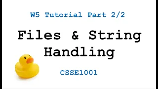 CSSE1001 Week 5 Tutorial Solutions - Part 2