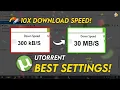 How to Speed Up uTorrent Downloads 2024 10X Download Speed Speed Up Utorrent