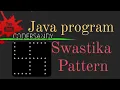 Java Program To Print Swastika Star Pattern Program l
