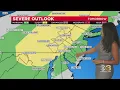Philadelphia Weather Strong Storm Chance Tuesday