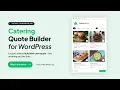 WordPress Quote Builder Plugin for Catering Businesses Live Demo 2026