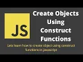 34 Javascript Prototypes Creation using Functions Create objects using Constructor Functions