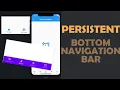 Keep Bottom Navigation Bar across Page Route Flutter