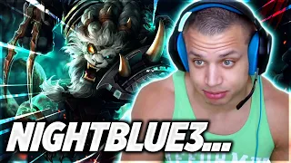 When Tyler1 Begs for Nightblue3's Host... - LoL Daily Moments