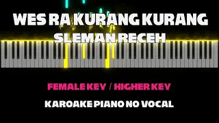 Download Wes Ra Kurang Kurang - Sleman Receh ( FEMALE KEY Karaoke Piano ) by Othista MP3