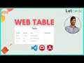Web Table Protractor webtable Tutorial LetCode