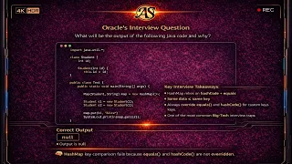 Java Interview Trick Question HashMap HashCode