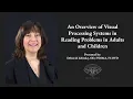 An Overview of Visual Processing Systems in Reading Problems in Adults and Children
