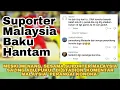 Lagu Suporter malaysia ribut lagi kali ini sesama suporter malaysia saat melawan nepal