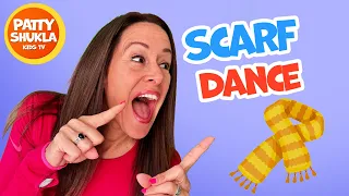 Learning Scarf Dance for Children Action Song Preschool Jump Up Down Patty Shukla Sing Along Lyrics