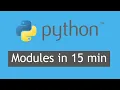 Learn python in Arabic Python Modules in 15 min