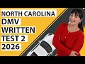 North Carolina Driver License Practice Exam 2026 Round 2 60 Questions