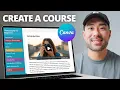 How To Make Your Own Online Course With Canva For Free