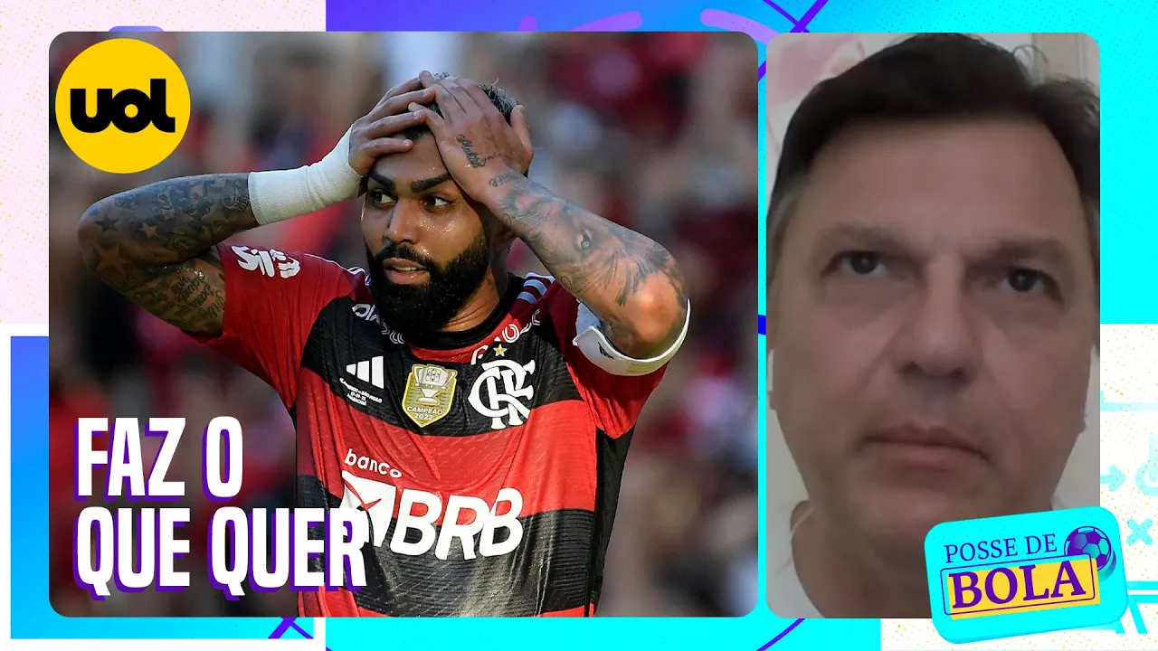 GABIGOL É NEYMAR NO FLAMENGO, ELE FAZ O QUE QUER. É O SÍMBOLO DA BAGUNÇA, DIZ MAURO CEZAR