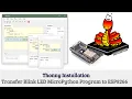 Transfer MicroPython Program to ESP8266 using Thonny