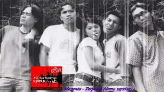 magenta terpisah official audio acoustic demo version