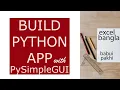 Build Python App with graphical user interface part 01