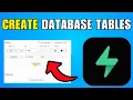 How To Create Database Tables In Supabase 2026 Best Method