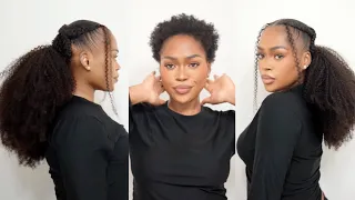 Quick Feather Crochet Hairstyle on Fine Short 4C Natural Hair Ft. Betterlength