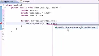 Java Compound Interest Program