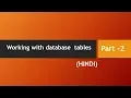 Part-2 How to create table in SQL Server Insert data into table and view records