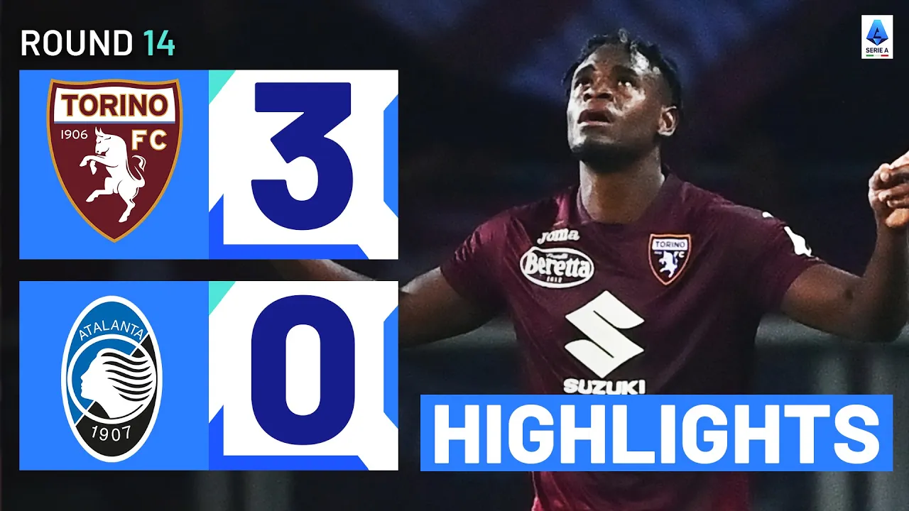 TORINO-ATALANTA 3-0 | HIGHLIGHTS | Zapata shines ...