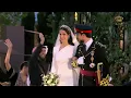 Lagu Royal wedding| crown prince Hossein and rajwa arrived to the palace with their special song 😍🤍