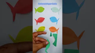 Paper Fish Making Colourpaper Fishmaking Papercraft Paperfish Handmade Origami Diy Paper 
