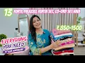 Huge Kurti Wide Leg Bottom Kurta Set Co-ord Set Haul 850-100 l Amazon Kurti Haul