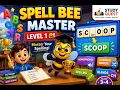 Spell Bee - Level 1 Master Spelling Homophones Jumbled Words Word Blends Study Quest